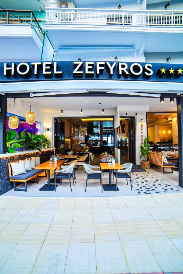 Hotel Zefyros Paralía Exterior foto